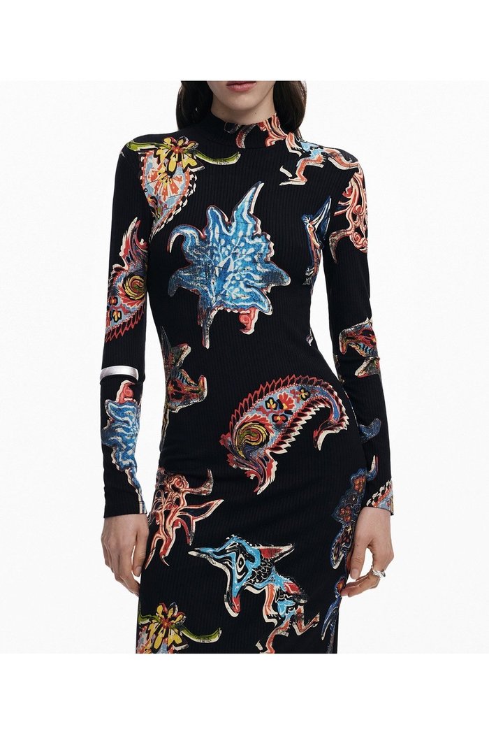 【デシグアル/Desigual】のラクロワ柄のドレス インテリア・キッズ・メンズ・レディースファッション・服の通販 founy(ファニー) https://founy.com/ ファッション Fashion レディースファッション Fashion for Women ワンピース Dresses フォーマル・パーティードレス・結婚式用ドレス Elegant & Casual Dresses カラフル Colorful Design シューズ Shoes, Footwear デニム Denim, Jeans Material ドレス Dress, One-Piece パターン Pattern, Design Print パッチワーク Patchwork, Mixed Fabric プリント Print, Printed Pattern メンズ Men's, Menswear 長袖 Long Sleeve, Full Sleeve |ID: prp329100004830432 ipo3291000000035161236