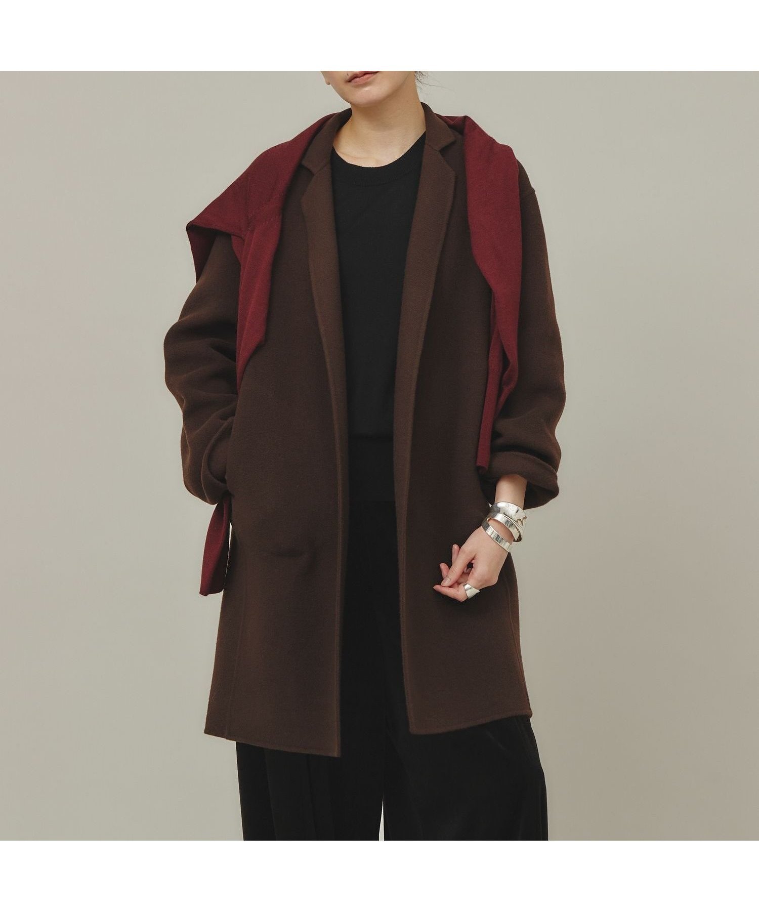 【カレンソロジー/Curensology】のマンテコチェスターコート インテリア・キッズ・メンズ・レディースファッション・服の通販 founy(ファニー) ファッション Fashion レディースファッション Fashion for Women アウター Coat / Outerwear Collection コート・ロングコート・ピーコート Long Coats, Peacoats & More チェスターコート・ロング丈アウター Chester Coats / Chesterfield Long Coats エレガント 上品 Elegant 軽量 Lightweight, Ultra Light シンプル Simple, Minimal スタンド Stand Collar, Upright Stand チェスターコート Chester Coat, Long Coat 定番 Standard, Basic Item 人気 Popular, Best Seller 別注 Limited Edition, Custom Order おすすめ Recommended / Our Picks ブラウン57|ID: prp329100004830436 ipo3291000000035161310