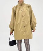 【エディット フォー ルル/edit.for LuLu】のギャバジンパフスリーブコート 人気、トレンドファッション・服の通販 founy(ファニー) ファッション Fashion レディースファッション Fashion for Women アウター Coat / Outerwear Collection コート・ロングコート・ピーコート Long Coats, Peacoats & More 2025年 2025 2025-2026秋冬・A/W Autumn/Winter 2025–26 AW25–26 おすすめ Recommended / Our Picks ギャザー Gathered, Ruffled スリーブ Sleeve, Long Sleeve / Short Sleeve thumbnail ベージュ|ID: prp329100004830441 ipo3291000000035161389