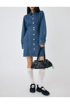 【マウジー/moussy】のWAIST TUCK ミニドレス 人気、トレンドファッション・服の通販 founy(ファニー) ファッション Fashion レディースファッション Fashion for Women ワンピース Dresses フォーマル・パーティードレス・結婚式用ドレス Elegant & Casual Dresses ウエスタン Western Style クラッシュ Distressed, Crashed Style ダメージ Distressed, Destroyed デニム Denim, Jeans Material ドレス Dress, One-Piece 人気 Popular, Best Seller 再入荷 Restock / Back in Stock おすすめ Recommended / Our Picks thumbnail BLU|ID: prp329100004830444 ipo3291000000035161559