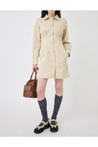 【マウジー/moussy】のWAIST TUCK ミニドレス 人気、トレンドファッション・服の通販 founy(ファニー) ファッション Fashion レディースファッション Fashion for Women ワンピース Dresses フォーマル・パーティードレス・結婚式用ドレス Elegant & Casual Dresses ウエスタン Western Style クラッシュ Distressed, Crashed Style ダメージ Distressed, Destroyed デニム Denim, Jeans Material ドレス Dress, One-Piece 人気 Popular, Best Seller 再入荷 Restock / Back in Stock おすすめ Recommended / Our Picks thumbnail ECRU|ID: prp329100004830444 ipo3291000000035161560