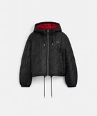 【コーチ/COACH】の【公式】キルテッド ブルゾン フーディー 人気、トレンドファッション・服の通販 founy(ファニー) ファッション Fashion レディースファッション Fashion for Women アウター Coat / Outerwear Collection ブルゾンジャケット・スポーティアウター Blouson Jackets アウトレット Outlet / Clearance シューズ Shoes, Footwear ジップ Zip, Zipper トリミング Trimming, Decorative Edge フロント Front, Front Design ブルゾン Blouson, Bomber Jacket ポケット Pocket, Pocket Detail 洗える Machine Washable 財布 Wallet, Purse thumbnail BLACK|ID: prp329100004830446 ipo3291000000035161580