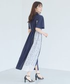 【アンデミュウ/Andemiu】のサイドレースキリカエワンピース半袖 人気、トレンドファッション・服の通販 founy(ファニー) ファッション Fashion レディースファッション Fashion for Women ワンピース Dresses スカラップ Scallop, Scalloped Edge スリーブ Sleeve, Long Sleeve / Short Sleeve フレア Flare, Flared レース Lace, Lace Fabric 人気 Popular, Best Seller 半袖 Short Sleeve, Half Sleeve 夏 Summer thumbnail ネイビー×ライトグレーレース|ID: prp329100004830455 ipo3291000000035161776