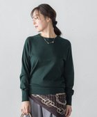 【ロートレ アモン/LAUTRE AMONT】の【WEB限定】エレカットベーシックニット 人気、トレンドファッション・服の通販 founy(ファニー) ファッション Fashion レディースファッション Fashion for Women トップス・カットソー Cut & Sew Tops ニット Knit Tops & Sweaters 2025年 2025 2025-2026秋冬・A/W Autumn/Winter 2025–26 AW25–26 エレガント 上品 Elegant 秋 Autumn A/W・秋冬 Autumn/Winter ビジネス 仕事 通勤 Business / Work / Commuting thumbnail グリーン|ID: prp329100004830459 ipo3291000000035161808