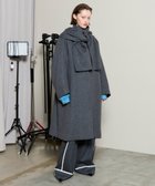 【メゾンスペシャル/MAISON SPECIAL】のフードマフラーコート 人気、トレンドファッション・服の通販 founy(ファニー) ファッション Fashion レディースファッション Fashion for Women アウター Coat / Outerwear Collection コート・ロングコート・ピーコート Long Coats, Peacoats & More マフラー・スヌード / 冬小物の定番 Scarves & Mufflers インナー Innerwear マフラー Scarf, Muffler メルトン Melton, Heavy Wool リラックス Relax, Relaxed Fit thumbnail GRY|ID: prp329100004830472 ipo3291000000035162058