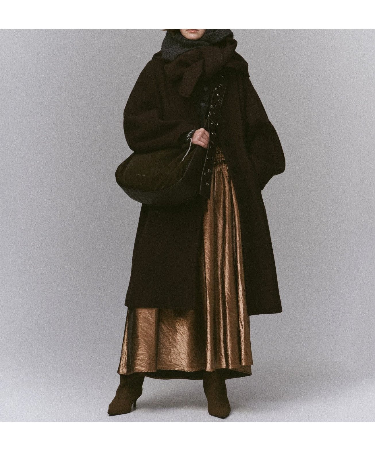 【メゾンスペシャル/MAISON SPECIAL】のフードマフラーコート インテリア・キッズ・メンズ・レディースファッション・服の通販 founy(ファニー) 　ファッション　Fashion　レディースファッション　Fashion for Women　アウター　Coat / Outerwear Collection　コート・ロングコート・ピーコート　Long Coats, Peacoats & More　マフラー・スヌード / 冬小物の定番　Scarves & Mufflers　インナー　Innerwear　マフラー　Scarf, Muffler　メルトン　Melton, Heavy Wool　リラックス　Relax, Relaxed Fit　BLK|ID: prp329100004830472 ipo3291000000035162059