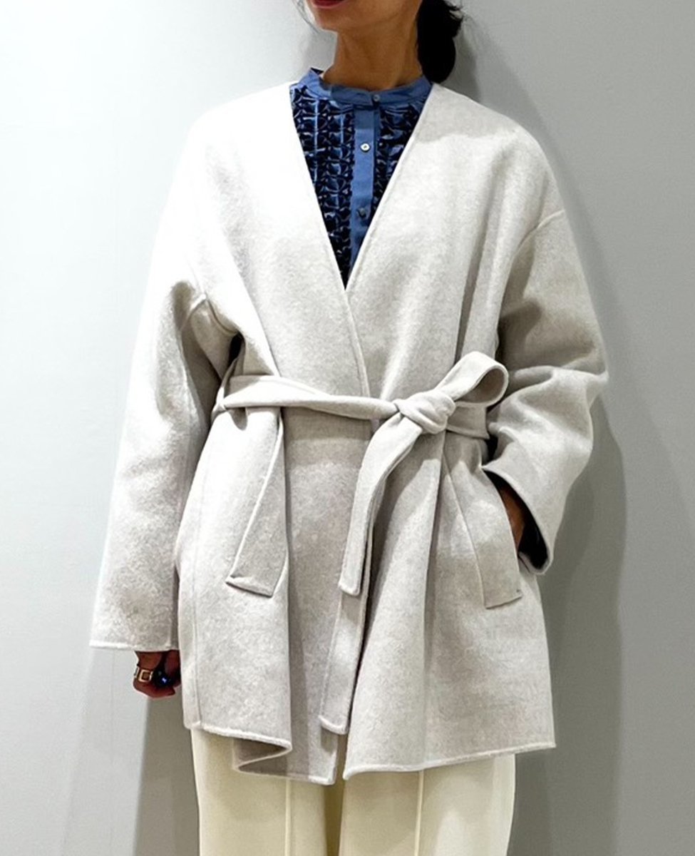 【ティアラ/Tiara】のノーカラービッグコート 人気、トレンドファッション・服の通販 founy(ファニー) 　ファッション　Fashion　レディースファッション　Fashion for Women　アウター　Coat / Outerwear Collection　コート・ロングコート・ピーコート　Long Coats, Peacoats & More　ビッグ　Big, Oversized　ビジネス 仕事 通勤　Business / Work / Commuting　 other-1|ID: prp329100004830474 ipo3291000000035162076