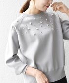 【シップス フォー ウィメン/SHIPS】のSHIPS any 手洗い可能 パールモチーフ ビジュー クルーネック ニット 人気、トレンドファッション・服の通販 founy(ファニー) ファッション Fashion レディースファッション Fashion for Women トップス・カットソー Cut & Sew Tops ニット Knit Tops & Sweaters アクセサリー Fashion Accessories 洗える Machine Washable コンパクト Compact, Small Size スラックス Slacks, Dress Pants デニム Denim, Jeans Material バランス Balance, Style Balance パール Pearl, Pearl Accent ビジュー Bijou, Jewel-like Accent ボトム Bottoms, Lower Wear モチーフ Motif, Design Theme ロング Long, Long-Length おすすめ Recommended / Our Picks エレガント 上品 Elegant 2025年 2025 2025-2026秋冬・A/W Autumn/Winter 2025–26 AW25–26 thumbnail ライトグレー|ID: prp329100004830491 ipo3291000000035162517