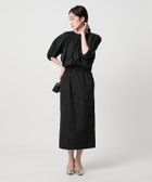 【ユナイテッドアローズ/UNITED ARROWS】のギャザー ワンピース-ウォッシャブル- 人気、トレンドファッション・服の通販 founy(ファニー) ファッション Fashion レディースファッション Fashion for Women ワンピース Dresses ウォッシャブル Machine Washable オケージョン Occasion Wear ギャザー Gathered, Ruffled スリット Slit, Slit Detail バルーン Balloon, Balloon Silhouette エレガント 上品 Elegant thumbnail BLACK|ID: prp329100004830495 ipo3291000000035162536