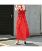 【ラエミューズ/LAEMUSE】のタフタボリュームフリルワンピース 人気、トレンドファッション・服の通販 founy(ファニー) ファッション Fashion レディースファッション Fashion for Women ワンピース Dresses インナー Innerwear ギャザー Gathered, Ruffled タフタ Taffeta, Structured Fabric タンク Tank Top, Sleeveless Top ビスチェ Bustier, Corset Top フリル Frill, Ruffle フレア Flare, Flared リボン Ribbon, Bow ロング Long, Long-Length 夏 Summer 軽量 Lightweight, Ultra Light thumbnail レッド|ID: prp329100004830496 ipo3291000000035162548
