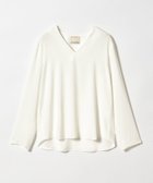 【ユナイテッドアローズ/UNITED ARROWS】のconte Vネック ブラウス 人気、トレンドファッション・服の通販 founy(ファニー) ファッション Fashion レディースファッション Fashion for Women トップス・カットソー Cut & Sew Tops シャツ・ブラウス・オフィスカジュアル Elegant Blouses & Button-Ups Vネックトップス V-Neck Tops / V-Cut Neckline Shirts おすすめ Recommended / Our Picks インナー Innerwear カットソー Cut and Sewn Top カフス Cuff Design シンプル Simple, Minimal デコルテ Décolleté, Neckline フェミニン Feminine, Girly thumbnail WHITE|ID: prp329100004830497 ipo3291000000035162551