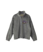 【ヒステリックグラマー/HYSTERIC GLAMOUR】のBURNING SOUNDSワッペン ハーフジップスウェット 人気、トレンドファッション・服の通販 founy(ファニー) ファッション Fashion レディースファッション Fashion for Women トップス・カットソー Cut & Sew Tops レディースパーカー・カジュアルフーディー Casual Hoodies & Sweatshirts スウェット・クルーネックトップス Sweatshirts & Crewnecks / Relaxed Fit Sweat Tops グラフィック Graphic, Graphic Design セットアップ Set-Up, Coordinated Outfit ドローコード Drawcord, Drawstring Cord リラックス Relax, Relaxed Fit thumbnail グレー|ID: prp329100004830498 ipo3291000000035162585