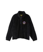 【ヒステリックグラマー/HYSTERIC GLAMOUR】のBURNING SOUNDSワッペン ハーフジップスウェット 人気、トレンドファッション・服の通販 founy(ファニー) ファッション Fashion レディースファッション Fashion for Women トップス・カットソー Cut & Sew Tops レディースパーカー・カジュアルフーディー Casual Hoodies & Sweatshirts スウェット・クルーネックトップス Sweatshirts & Crewnecks / Relaxed Fit Sweat Tops グラフィック Graphic, Graphic Design セットアップ Set-Up, Coordinated Outfit ドローコード Drawcord, Drawstring Cord リラックス Relax, Relaxed Fit thumbnail ブラック|ID: prp329100004830498 ipo3291000000035162587