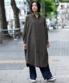 【ミューニック/Munich】のメランジツイルワイドシャツワンピース 人気、トレンドファッション・服の通販 founy(ファニー) ファッション Fashion レディースファッション Fashion for Women ワンピース Dresses シャツワンピース / 1枚で着映えコーデ Shirt Dresses ウォッシャブル Machine Washable ウォーム Warm Fabric 吸水 Absorbent, Quick-Dry シンプル Simple, Minimal ツイル Twist, Twisted Detail ドレープ Drape, Draping Fabric ボトム Bottoms, Lower Wear 羽織 Haori, Light Jacket メランジ Melange, Mixed Yarn A/W・秋冬 Autumn/Winter 2025年 2025 2025-2026秋冬・A/W Autumn/Winter 2025–26 AW25–26 thumbnail brn|ID: prp329100004830500 ipo3291000000035162597