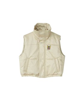 【ヒステリックグラマー/HYSTERIC GLAMOUR】のLEVITATED GIRLワッペン ショートベスト 人気、トレンドファッション・服の通販 founy(ファニー) ファッション Fashion レディースファッション Fashion for Women アウター Coat / Outerwear Collection トップス・カットソー Cut & Sew Tops ベスト&ジレ / 重ね着スタイル Vests & Gilets クラシック Classic, Timeless Style コンパクト Compact, Small Size ショート Short, Short Length シンプル Simple, Minimal スタンド Stand Collar, Upright Stand ベスト Vest, Waistcoat モチーフ Motif, Design Theme 軽量 Lightweight, Ultra Light |ID:prp329100004830501