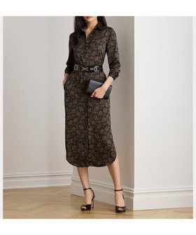 【ラルフローレン/RALPH LAUREN】 ペイズリー シャルムーズ シャツドレス人気、トレンドファッション・服の通販 founy(ファニー) ファッション Fashion レディースファッション Fashion for Women トップス・カットソー Cut & Sew Tops シャツ・ブラウス・オフィスカジュアル Elegant Blouses & Button-Ups ワンピース Dresses フォーマル・パーティードレス・結婚式用ドレス Elegant & Casual Dresses カフス Cuff Design ストレート Straight, Straight Cut ドレス Dress, One-Piece フィット Fit, Slim Fit ペイズリー Paisley, Ethnic Pattern メタル Metal, Metal Parts ヨーク Yoke, Yoke Design ラウンド Round, Round Neck ループ Loop, Loop Knit 長袖 Long Sleeve, Full Sleeve |ID:prp329100004830503