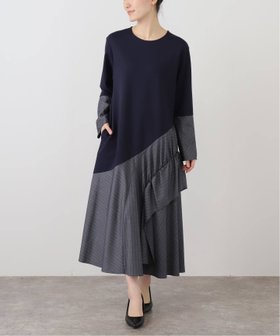 【ラ トータリテ/La TOTALITE】の【洗える】MARECHAL TERRE/マルシャルテル ランダムストライプワンピース 人気、トレンドファッション・服の通販 founy(ファニー) ファッション Fashion レディースファッション Fashion for Women ワンピース Dresses スマート Smart, Elegant リアル Real, Realistic 洗える Machine Washable |ID:prp329100004830508