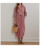 【ラルフローレン/RALPH LAUREN】のストライプ リネン ロールタブスリーブ シャツドレス 600レッド|ID: prp329100004830511 ipo3291000000035162826