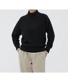 【マーガレットハウエル/MARGARET HOWELL】のFELTED ROUGH WOOL KNITWEAR 人気、トレンドファッション・服の通販 founy(ファニー) ファッション Fashion レディースファッション Fashion for Women トップス・カットソー Cut & Sew Tops ニット Knit Tops & Sweaters カットソー Cut and Sewn Top スウェット / スエット Sweatshirt, Sweatwear ボトルネック Bottle Neck, Mock Neck メルトン Melton, Heavy Wool リラックス Relax, Relaxed Fit ヴィンテージ Vintage Style thumbnail BLACK|ID: prp329100004830516 ipo3291000000035162928