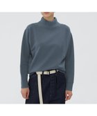 【マーガレットハウエル/MARGARET HOWELL】のFELTED ROUGH WOOL KNITWEAR 人気、トレンドファッション・服の通販 founy(ファニー) ファッション Fashion レディースファッション Fashion for Women トップス・カットソー Cut & Sew Tops ニット Knit Tops & Sweaters カットソー Cut and Sewn Top スウェット / スエット Sweatshirt, Sweatwear ボトルネック Bottle Neck, Mock Neck メルトン Melton, Heavy Wool リラックス Relax, Relaxed Fit ヴィンテージ Vintage Style thumbnail MID BLUE3|ID: prp329100004830516 ipo3291000000035162929