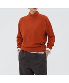 【マーガレットハウエル/MARGARET HOWELL】のFELTED ROUGH WOOL KNITWEAR 人気、トレンドファッション・服の通販 founy(ファニー) ファッション Fashion レディースファッション Fashion for Women トップス・カットソー Cut & Sew Tops ニット Knit Tops & Sweaters カットソー Cut and Sewn Top スウェット / スエット Sweatshirt, Sweatwear ボトルネック Bottle Neck, Mock Neck メルトン Melton, Heavy Wool リラックス Relax, Relaxed Fit ヴィンテージ Vintage Style thumbnail DARK ORANGE2|ID: prp329100004830516 ipo3291000000035162932