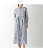 【ヒロコビス/HIROKO BIS】のストライプパターン切り替えデザインワンピース /洗える 人気、トレンドファッション・服の通販 founy(ファニー) ファッション Fashion レディースファッション Fashion for Women ワンピース Dresses おすすめ Recommended / Our Picks アンダー Underwear Essentials イレギュラー Irregular Design エレガント 上品 Elegant ギャザー Gathered, Ruffled シンプル Simple, Minimal ジャケット Jacket, Outerwear ストライプ Stripe, Striped Pattern デニム Denim, Jeans Material パターン Pattern, Design Print フロント Front, Front Design 今季 This Season, Current Season 洗える Machine Washable thumbnail ホワイト×ネイビー|ID: prp329100004830517 ipo3291000000035162944