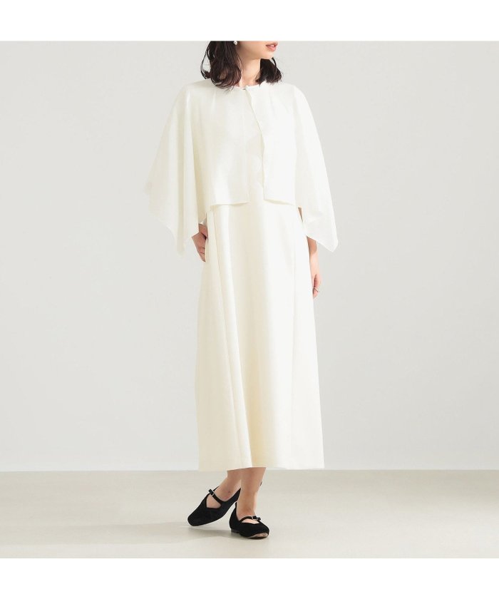 【デミルクス ビームス/Demi-Luxe BEAMS】の【12/25新規値下げ】2WAY ケープドレス インテリア・キッズ・メンズ・レディースファッション・服の通販 founy(ファニー) https://founy.com/ ファッション Fashion レディースファッション Fashion for Women ワンピース Dresses フォーマル・パーティードレス・結婚式用ドレス Elegant & Casual Dresses おすすめ Recommended / Our Picks アクセサリー Fashion Accessories シフォン Chiffon, Lightweight Fabric ジャケット Jacket, Outerwear ドレス Dress, One-Piece ドレープ Drape, Draping Fabric フラット Flat, Flat Shoes エレガント 上品 Elegant |ID: prp329100004830523 ipo3291000000035163053