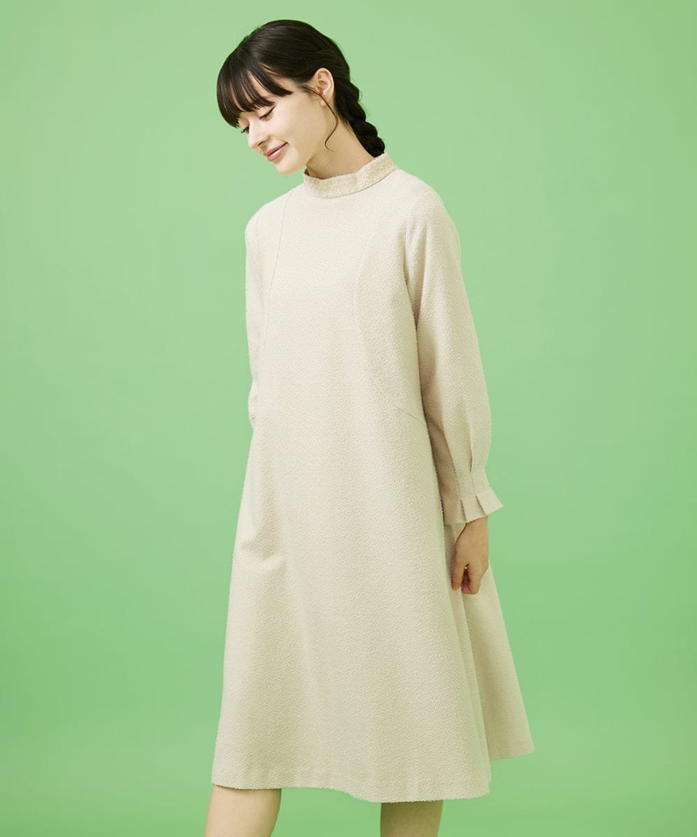 【ホコモモラ/Jocomomola】のカットソーツイード ワンピース 人気、トレンドファッション・服の通販 founy(ファニー) 　ファッション　Fashion　レディースファッション　Fashion for Women　ワンピース　Dresses　アクセサリー　Fashion Accessories　エレガント 上品　Elegant　カットソー　Cut and Sewn Top　ジャケット　Jacket, Outerwear　ツイード　Twill, Twill Weave　ハイネック　High Neck, Mock Neck　パール　Pearl, Pearl Accent　フォーマル　Formal, Dressy　フリル　Frill, Ruffle　ループ　Loop, Loop Knit　レース　Lace, Lace Fabric　おすすめ　Recommended / Our Picks　セレモニー　Ceremony　入学式　Entrance Ceremony　卒業式　Graduation Ceremony　 other-1|ID: prp329100004830525 ipo3291000000035163069