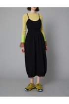 【ヘリンドットサイ/HeRIN.CYE】のWaist shape knit dress 人気、トレンドファッション・服の通販 founy(ファニー) ファッション Fashion レディースファッション Fashion for Women トップス・カットソー Cut & Sew Tops ニット Knit Tops & Sweaters ワンピース Dresses フォーマル・パーティードレス・結婚式用ドレス Elegant & Casual Dresses ストレッチ Stretch, Stretchy Fabric パイピング Piping, Trim Design ブラウジング Blouson Silhouette, Cinched Waist thumbnail BLK|ID: prp329100004830530 ipo3291000000035163176