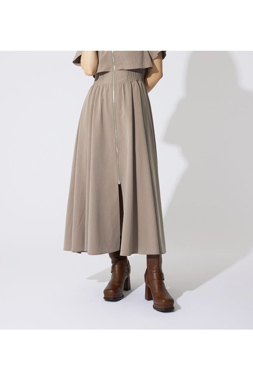 【リエンダ/rienda】の【AKB48 千葉恵里さん着用】バストフレアワンピース インテリア・キッズ・メンズ・レディースファッション・服の通販 founy(ファニー) 　ファッション　Fashion　レディースファッション　Fashion for Women　ワンピース　Dresses　シャーリング　Shirring, Ruched　ストライプ　Stripe, Striped Pattern　スニーカー　Sneakers, Trainers　ダウン　Down, Puffer　バランス　Balance, Style Balance　フェミニン　Feminine, Girly　フラップ　Flap, Flap Pocket　フレア　Flare, Flared　無地　Plain, Solid Color　ロング　Long, Long-Length　再入荷　Restock / Back in Stock　柄BEG5|ID: prp329100004830532 ipo3291000000035163195