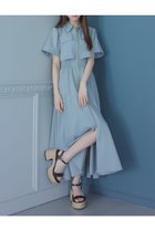 【リエンダ/rienda】の【AKB48 千葉恵里さん着用】バストフレアワンピース 人気、トレンドファッション・服の通販 founy(ファニー) ファッション Fashion レディースファッション Fashion for Women ワンピース Dresses シャーリング Shirring, Ruched ストライプ Stripe, Striped Pattern スニーカー Sneakers, Trainers ダウン Down, Puffer バランス Balance, Style Balance フェミニン Feminine, Girly フラップ Flap, Flap Pocket フレア Flare, Flared 無地 Plain, Solid Color ロング Long, Long-Length 再入荷 Restock / Back in Stock thumbnail L/BLU1|ID: prp329100004830532 ipo3291000000035163196