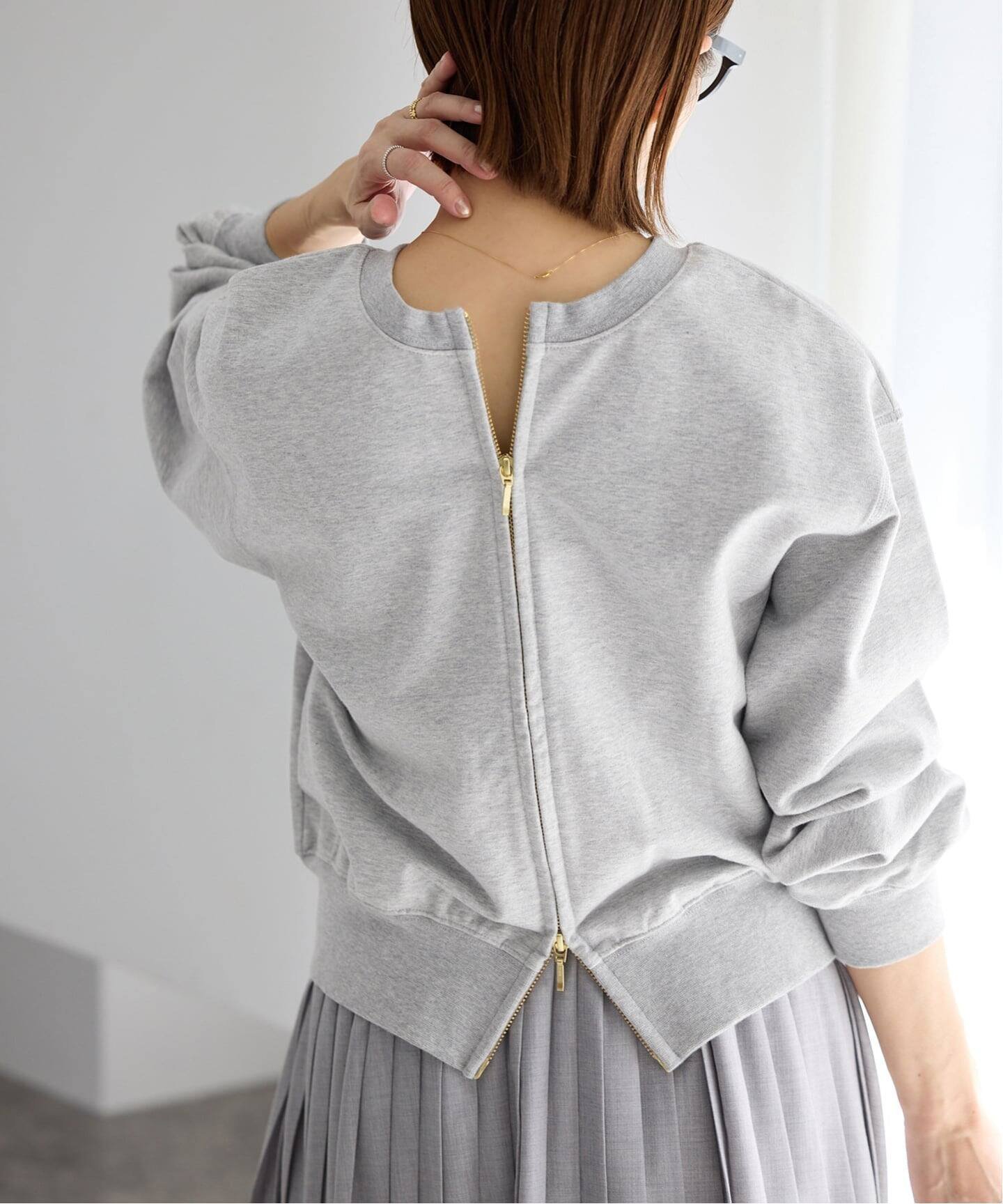 【イエナ/IENA】のジップオープン2WAYスウェットプルオーバー インテリア・キッズ・メンズ・レディースファッション・服の通販 founy(ファニー) 　ファッション　Fashion　レディースファッション　Fashion for Women　トップス・カットソー　Cut & Sew Tops　レディースパーカー・カジュアルフーディー　Casual Hoodies & Sweatshirts　カジュアルプルオーバー・ニットトップス　Pullovers & Knit Tops / Casual Pullovers　スウェット・クルーネックトップス　Sweatshirts & Crewnecks / Relaxed Fit Sweat Tops　2026年　2026　インナー　Innerwear　スウェット / スエット　Sweatshirt, Sweatwear　ストレッチ　Stretch, Stretchy Fabric　バランス　Balance, Style Balance　パーカー　Hoodie, Parka　ベーシック　Basic, Essential　ポケット　Pocket, Pocket Detail　別注　Limited Edition, Custom Order　羽織　Haori, Light Jacket　グレーA|ID: prp329100004830534 ipo3291000000035163218