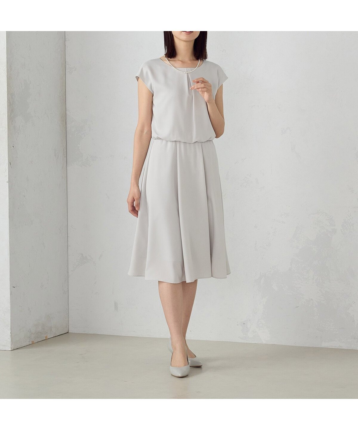 【コムサイズム/COMME CA ISM】の【セットアップ対応】ポリエステルツイル ワンピース 人気、トレンドファッション・服の通販 founy(ファニー) 　ファッション　Fashion　レディースファッション　Fashion for Women　ワンピース　Dresses　アクセサリー　Fashion Accessories　ジャケット　Jacket, Outerwear　ストレッチ　Stretch, Stretchy Fabric　スリーブ　Sleeve, Long Sleeve / Short Sleeve　セットアップ　Set-Up, Coordinated Outfit　フレンチ　French, French Style　ブラウジング　Blouson Silhouette, Cinched Waist　ワイド　Wide, Wide Fit　結婚式　Wedding　ビジネス 仕事 通勤　Business / Work / Commuting　 other-1|ID: prp329100004830535 ipo3291000000035163224