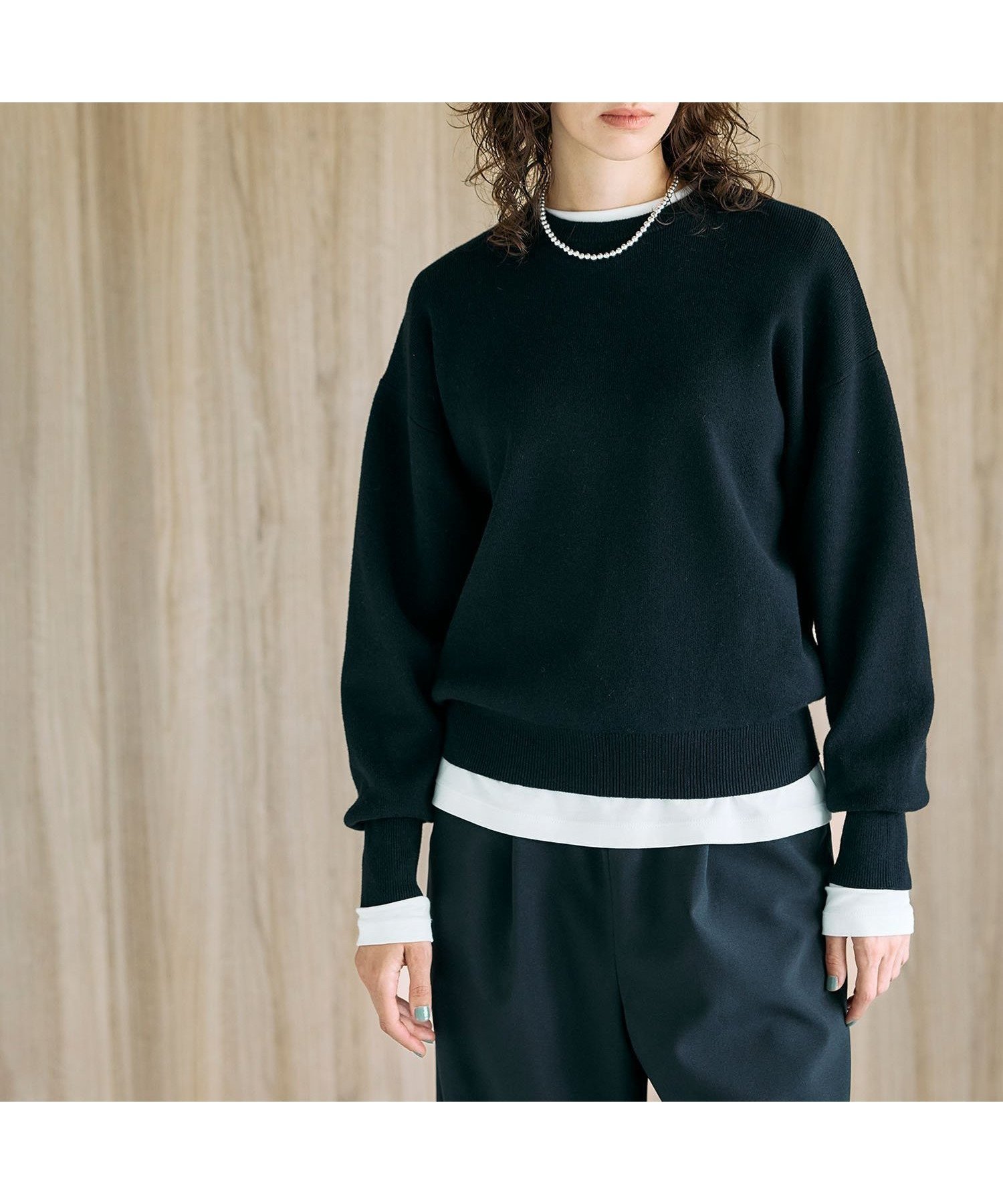 【ノーク/N.O.R.C】のコットンカシミヤニットプルオーバー インテリア・キッズ・メンズ・レディースファッション・服の通販 founy(ファニー) 　ファッション　Fashion　レディースファッション　Fashion for Women　トップス・カットソー　Cut & Sew Tops　ニット　Knit Tops & Sweaters　カジュアルプルオーバー・ニットトップス　Pullovers & Knit Tops / Casual Pullovers　ショルダー　Shoulder, Shoulder Strap　ドロップ　Drop Shoulder, Dropped Style　なめらか　Smooth, Silky Texture　バランス　Balance, Style Balance　リラックス　Relax, Relaxed Fit　ブラック|ID: prp329100004830567 ipo3291000000035163669