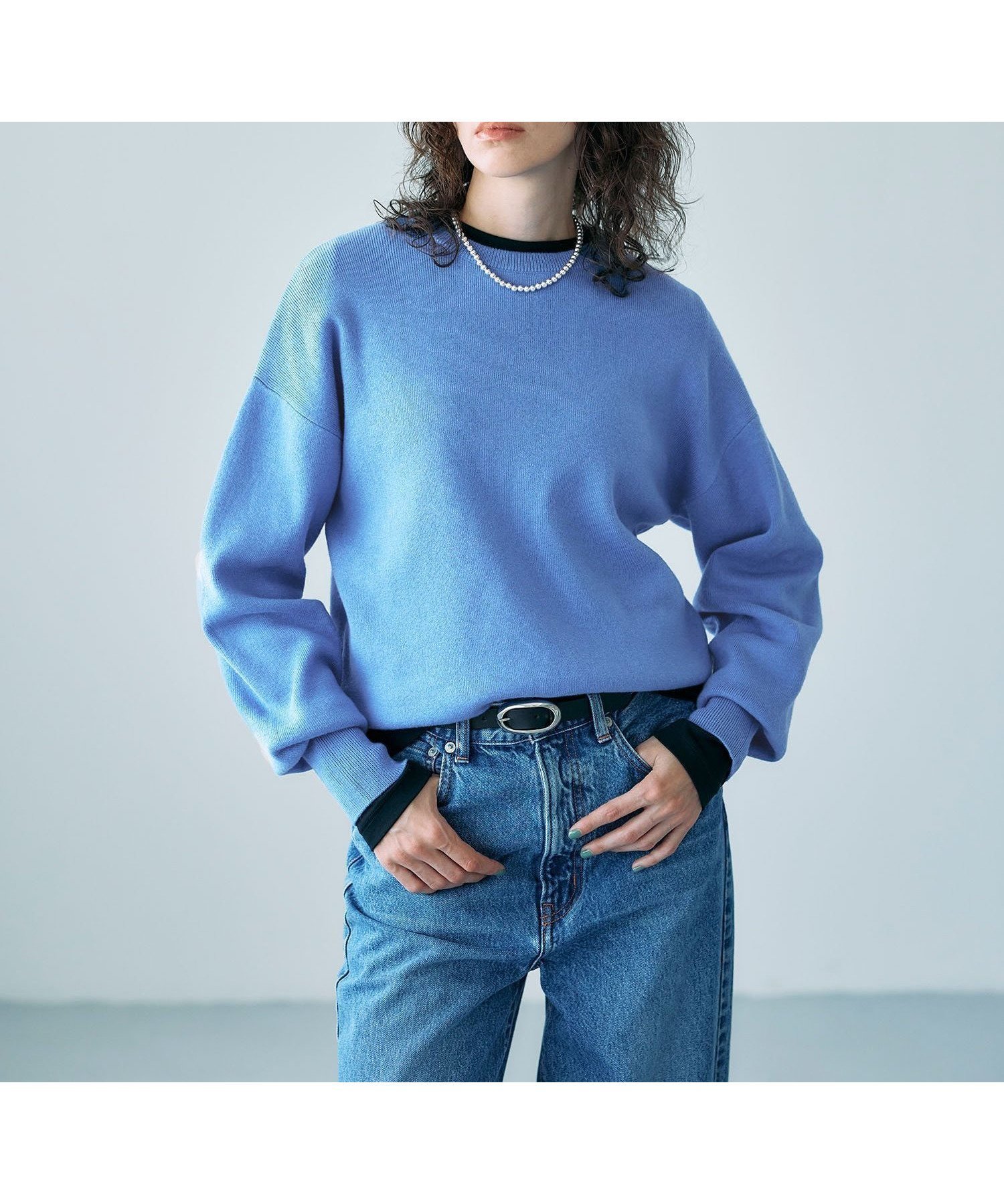 【ノーク/N.O.R.C】のコットンカシミヤニットプルオーバー インテリア・キッズ・メンズ・レディースファッション・服の通販 founy(ファニー) 　ファッション　Fashion　レディースファッション　Fashion for Women　トップス・カットソー　Cut & Sew Tops　ニット　Knit Tops & Sweaters　カジュアルプルオーバー・ニットトップス　Pullovers & Knit Tops / Casual Pullovers　ショルダー　Shoulder, Shoulder Strap　ドロップ　Drop Shoulder, Dropped Style　なめらか　Smooth, Silky Texture　バランス　Balance, Style Balance　リラックス　Relax, Relaxed Fit　ブルー|ID: prp329100004830567 ipo3291000000035163672