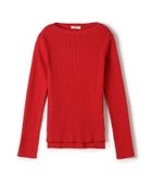 【トゥモローランド/TOMORROWLAND】のコットンリブ ボートネックプルオーバー 人気、トレンドファッション・服の通販 founy(ファニー) ファッション Fashion レディースファッション Fashion for Women トップス・カットソー Cut & Sew Tops カジュアルプルオーバー・ニットトップス Pullovers & Knit Tops / Casual Pullovers シンプル Simple, Minimal スリット Slit, Slit Detail フィット Fit, Slim Fit ベーシック Basic, Essential 定番 Standard, Basic Item thumbnail 35 レッド|ID: prp329100004830570 ipo3291000000035163684