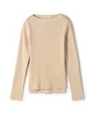 【トゥモローランド/TOMORROWLAND】のコットンリブ ボートネックプルオーバー 人気、トレンドファッション・服の通販 founy(ファニー) ファッション Fashion レディースファッション Fashion for Women トップス・カットソー Cut & Sew Tops カジュアルプルオーバー・ニットトップス Pullovers & Knit Tops / Casual Pullovers シンプル Simple, Minimal スリット Slit, Slit Detail フィット Fit, Slim Fit ベーシック Basic, Essential 定番 Standard, Basic Item thumbnail 41 ライトベージュ|ID: prp329100004830570 ipo3291000000035163685