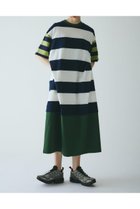 【ヘリンドットサイ/HeRIN.CYE】のCut relax dress 人気、トレンドファッション・服の通販 founy(ファニー) ファッション Fashion レディースファッション Fashion for Women ワンピース Dresses フォーマル・パーティードレス・結婚式用ドレス Elegant & Casual Dresses ボーダー Border, Stripe 夏 Summer 無地 Plain, Solid Color thumbnail 柄NVY5|ID: prp329100004830571 ipo3291000000035163690