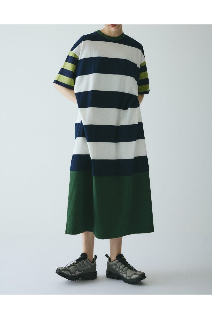 【ヘリンドットサイ/HeRIN.CYE】のCut relax dress インテリア・キッズ・メンズ・レディースファッション・服の通販 founy(ファニー) 　ファッション　Fashion　レディースファッション　Fashion for Women　ワンピース　Dresses　フォーマル・パーティードレス・結婚式用ドレス　Elegant & Casual Dresses　ボーダー　Border, Stripe　夏　Summer　無地　Plain, Solid Color　柄NVY5|ID: prp329100004830571 ipo3291000000035163690