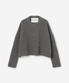 【ビショップ/Bshop】のリブニット クルーネックセーター WOMEN 人気、トレンドファッション・服の通販 founy(ファニー) ファッション Fashion レディースファッション Fashion for Women トップス・カットソー Cut & Sew Tops ニット Knit Tops & Sweaters イタリア Italy ショルダー Shoulder, Shoulder Strap テクスチャー Texture, Textured Fabric ドロップ Drop Shoulder, Dropped Style ボックス Boxy, Box Shape リブニット Rib Knit, Ribbed Knit ワイド Wide, Wide Fit thumbnail GREY系1|ID: prp329100004830578 ipo3291000000035163861