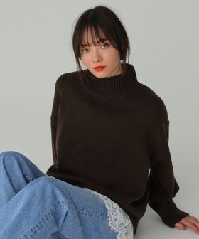 【バビロン/BABYLONE / KIDS】のリラクシータートルプルオーバー 人気、トレンドファッション・服の通販 founy(ファニー) ファッション Fashion キッズファッション Fashion for Kids トップス・カットソー Cut & Sew Tops ウォーム Warm Fabric ショルダー Shoulder, Shoulder Strap シンプル Simple, Minimal ドロップ Drop Shoulder, Dropped Style ハイネック High Neck, Mock Neck リラックス Relax, Relaxed Fit 再入荷 Restock / Back in Stock エレガント 上品 Elegant |ID:prp329100004830593