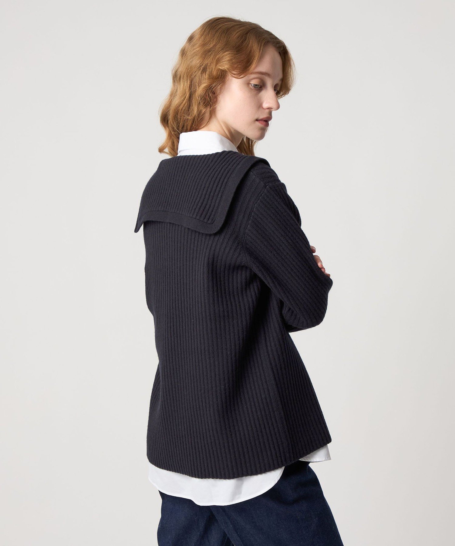 【ビューティ&ユース ユナイテッドアローズ/BEAUTY&YOUTH / UNITED ARROWS】のSteven Alan ウール リブ セーラーカラー カーディガン 人気、トレンドファッション・服の通販 founy(ファニー) 　ファッション　Fashion　レディースファッション　Fashion for Women　トップス・カットソー　Cut & Sew Tops　カーディガン・羽織り　Layered Style Cardigans　おすすめ　Recommended / Our Picks　カーディガン　Cardigan, Knitwear　クラシカル　Classical, Vintage-Inspired　ベーシック　Basic, Essential　エレガント 上品　Elegant　冬　Winter / This Winter　秋　Autumn　 other-1|ID: prp329100004830622 ipo3291000000035164496