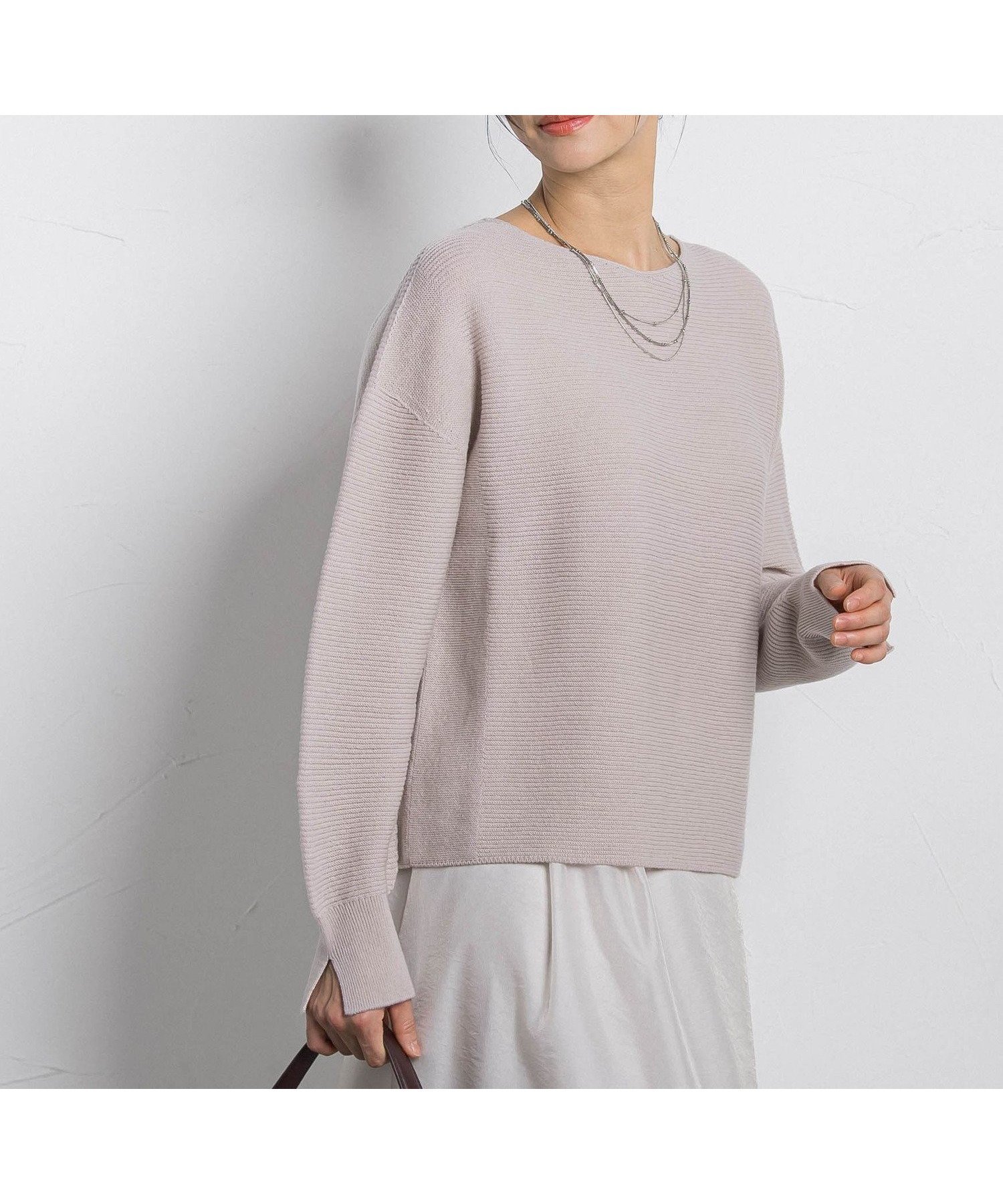 【ロートレ アモン/LAUTRE AMONT】のホールガーメントガーターニット≪WEB限定11号/洗える≫ インテリア・キッズ・メンズ・レディースファッション・服の通販 founy(ファニー) 　ファッション　Fashion　レディースファッション　Fashion for Women　トップス・カットソー　Cut & Sew Tops　ニット　Knit Tops & Sweaters　インナー　Innerwear　洗える　Machine Washable　秋　Autumn　コンパクト　Compact, Small Size　なめらか　Smooth, Silky Texture　バランス　Balance, Style Balance　ホールガーメント　WholeGarment, Seamless Knit　ボトム　Bottoms, Lower Wear　A/W・秋冬　Autumn/Winter　おすすめ　Recommended / Our Picks　エレガント 上品　Elegant　ビジネス 仕事 通勤　Business / Work / Commuting　2025年　2025　2025-2026秋冬・A/W　Autumn/Winter 2025–26 AW25–26　ベージュ|ID: prp329100004830626 ipo3291000000035164511