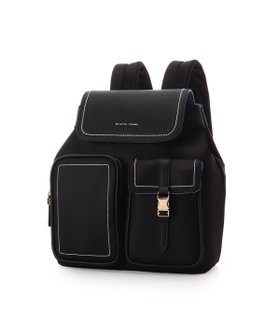 【サマンサタバサ/SamanTha Thavasa】のナイロン*合皮 リュック 人気、トレンドファッション・服の通販 founy(ファニー) ファッション Fashion レディースファッション Fashion for Women おすすめ Recommended / Our Picks スクエア Square, Square Shape スマホ Smartphone, Mobile Device フォルム Silhouette, Form ポケット Pocket, Pocket Detail リュック Backpack, Rucksack 財布 Wallet, Purse |ID:prp329100004830631