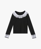 【アニエスベー ファム/agnes b. FEMME】のチュールプリント ラグラン 長袖 Tシャツ Delphe 人気、トレンドファッション・服の通販 founy(ファニー) ファッション Fashion レディースファッション Fashion for Women トップス・カットソー Cut & Sew Tops シャツ・ブラウス・オフィスカジュアル Elegant Blouses & Button-Ups ロングTシャツ・Tシャツ Longline T-Shirts & Tees チュール Tulip, Tulip Motif プリント Print, Printed Pattern 長袖 Long Sleeve, Full Sleeve thumbnail ブラック|ID: prp329100004830638 ipo3291000000035164615