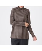 【エヴェックス バイ クリツィア/EVEX by KRIZIA】の【ウォッシャブル】ハーフミラノリブボーダーハイネックプルオーバー 人気、トレンドファッション・服の通販 founy(ファニー) ファッション Fashion レディースファッション Fashion for Women トップス・カットソー Cut & Sew Tops カジュアルプルオーバー・ニットトップス Pullovers & Knit Tops / Casual Pullovers インナー Innerwear ウォッシャブル Machine Washable ストレッチ Stretch, Stretchy Fabric ボーダー Border, Stripe A/W・秋冬 Autumn/Winter 防寒 Cold Protection, Winter-Ready thumbnail モカ|ID: prp329100004830639 ipo3291000000035164631