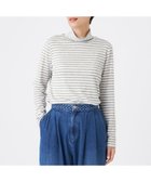 【エヴェックス バイ クリツィア/EVEX by KRIZIA】の【ウォッシャブル】ハーフミラノリブボーダーハイネックプルオーバー 人気、トレンドファッション・服の通販 founy(ファニー) ファッション Fashion レディースファッション Fashion for Women トップス・カットソー Cut & Sew Tops カジュアルプルオーバー・ニットトップス Pullovers & Knit Tops / Casual Pullovers インナー Innerwear ウォッシャブル Machine Washable ストレッチ Stretch, Stretchy Fabric ボーダー Border, Stripe A/W・秋冬 Autumn/Winter 防寒 Cold Protection, Winter-Ready thumbnail グレー|ID: prp329100004830639 ipo3291000000035164632