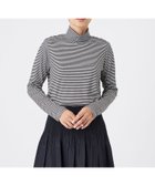 【エヴェックス バイ クリツィア/EVEX by KRIZIA】の【ウォッシャブル】ハーフミラノリブボーダーハイネックプルオーバー 人気、トレンドファッション・服の通販 founy(ファニー) ファッション Fashion レディースファッション Fashion for Women トップス・カットソー Cut & Sew Tops カジュアルプルオーバー・ニットトップス Pullovers & Knit Tops / Casual Pullovers インナー Innerwear ウォッシャブル Machine Washable ストレッチ Stretch, Stretchy Fabric ボーダー Border, Stripe A/W・秋冬 Autumn/Winter 防寒 Cold Protection, Winter-Ready thumbnail ブラック|ID: prp329100004830639 ipo3291000000035164633