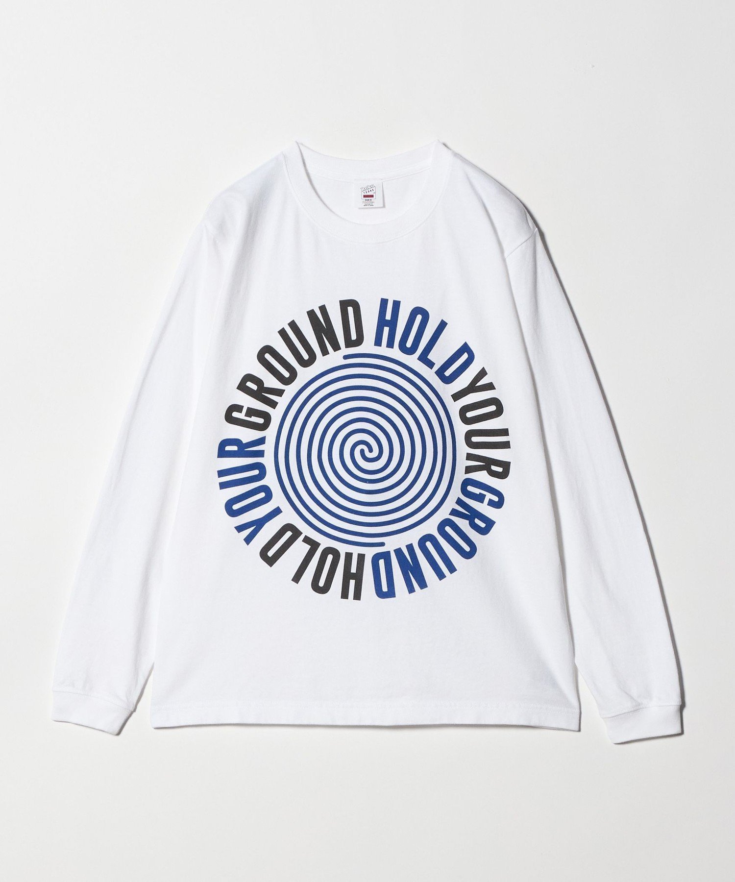 【ビューティ&ユース ユナイテッドアローズ/BEAUTY&YOUTH / UNITED ARROWS】の6(ROKU) HOLD YOUR GROUND ロングスリーブTシャツ インテリア・キッズ・メンズ・レディースファッション・服の通販 founy(ファニー) 　ファッション　Fashion　レディースファッション　Fashion for Women　トップス・カットソー　Cut & Sew Tops　シャツ・ブラウス・オフィスカジュアル　Elegant Blouses & Button-Ups　ロングTシャツ・Tシャツ　Longline T-Shirts & Tees　インナー　Innerwear　エレガント 上品　Elegant　ジャケット　Jacket, Outerwear　スリーブ　Sleeve, Long Sleeve / Short Sleeve　タートルネック　Turtleneck, High Neck　フロント　Front, Front Design　プリント　Print, Printed Pattern　ルーズ　Loose, Oversized　ロング　Long, Long-Length　WHITE|ID: prp329100004830640 ipo3291000000035164657