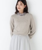 【ヒューマンウーマン/HUMAN WOMAN】のベロアドッキングプルオーバー 人気、トレンドファッション・服の通販 founy(ファニー) ファッション Fashion レディースファッション Fashion for Women トップス・カットソー Cut & Sew Tops カジュアルプルオーバー・ニットトップス Pullovers & Knit Tops / Casual Pullovers ベロアトップス Velour Tops / Velvet-Look Items おすすめ Recommended / Our Picks インナー Innerwear ジャケット Jacket, Outerwear スタンダード Standard, Basic ストレッチ Stretch, Stretchy Fabric ベロア Velour, Soft Velvet thumbnail グレージュ2|ID: prp329100004830648 ipo3291000000035164817